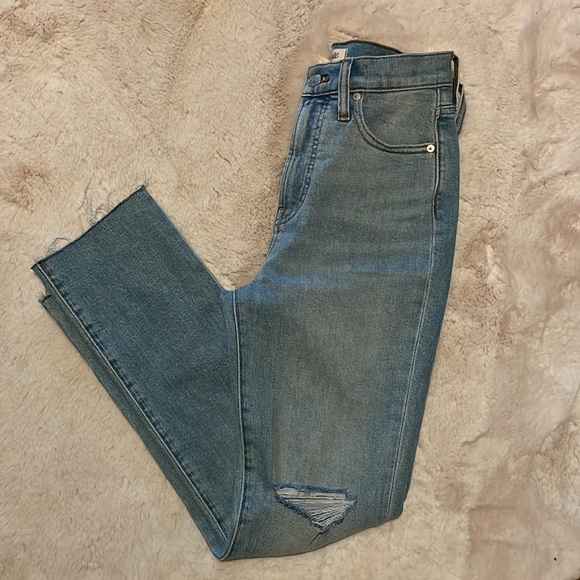 MADEWELL 💙 The Perfect Vintage Distressed Jean - Picture 10 of 11
